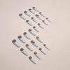 12 Sizes-24 Pcs Press On Nails Z804