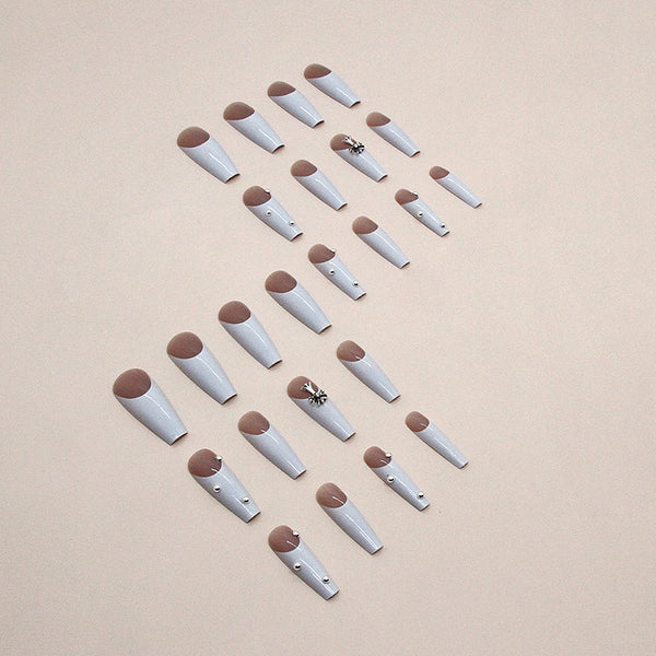 12 Sizes-24 Pcs Press On Nails Z804