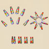 12 Sizes-24 Pcs Press On Nails Y615