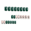 12 Sizes-24 Pcs Press On Nails JP3047