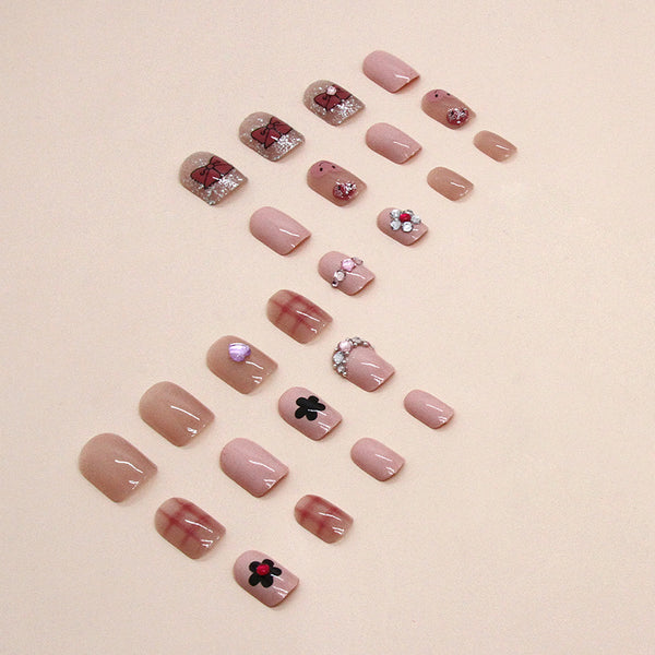 12 Sizes-24 Pcs Press On Nails Z780