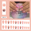 12 Sizes-24 Pcs Press On Nails W674