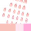 12 Sizes-24 Pcs Press On Nails JP4265