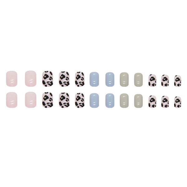 12 Sizes-24 Pcs Press On Nails W1350