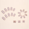 12 Sizes-24 Pcs Press On Nails Z606