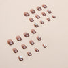 12 Sizes-24 Pcs Press On Nails Z534