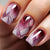 12 Sizes-24 Pcs Press On Nails Y003