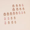 12 Sizes-24 Pcs Press On Nails W1557