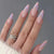 12 Sizes-24 Pcs Press On Nails W098