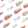 12 Sizes-24 Pcs Press On Nails JP2758