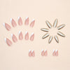 12 Sizes-24 Pcs Press On Nails W358
