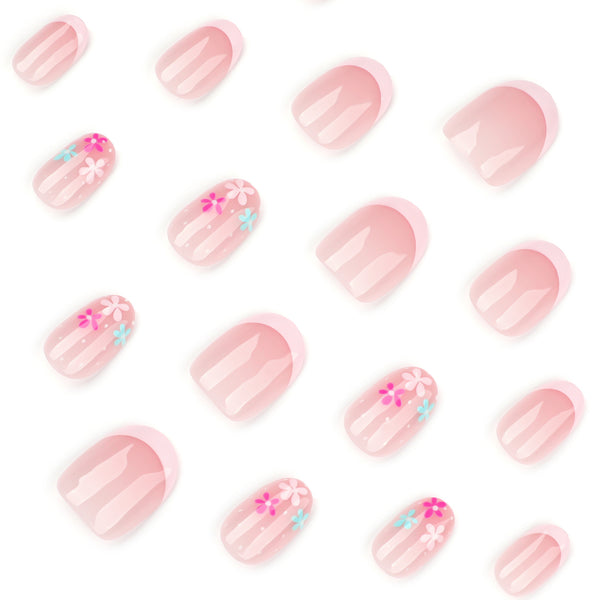 12 Sizes-24 Pcs Press On Nails JP3929