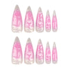 12 Sizes-24 Pcs Press On Nails JP2954