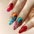12 Sizes-24 Pcs Press On Nails Y236