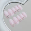 12 Sizes-24 Pcs Press On Nails Z1343