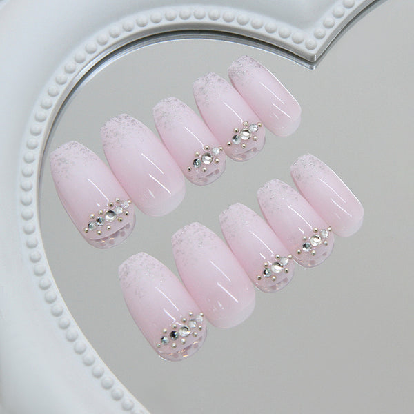 12 Sizes-24 Pcs Press On Nails Z1343