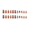 12 Sizes-24 Pcs Press On Nails R978