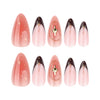 12 Sizes-24 Pcs Press On Nails JP4031