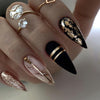 12 Sizes-24 Pcs Press On Nails JP2829