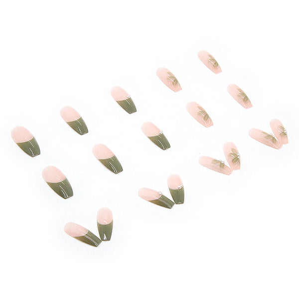 12 Sizes-24 Pcs Press On Nails Z330