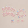 12 Sizes-24 Pcs Press On Nails W651