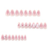 12 Sizes-24 Pcs Press On Nails JP4006