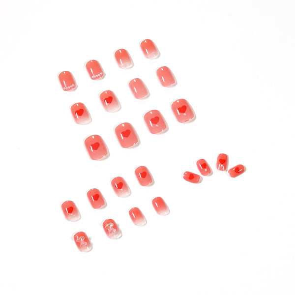 12 Sizes-24 Pcs Press On Nails JP1323