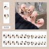 12 Sizes-24 Pcs Press On Nails R321