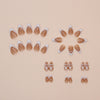 12 Sizes-24 Pcs Press On Nails W1685