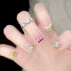 12 Sizes-24 Pcs Press On Nails Z542