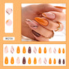 12 Sizes-24 Pcs Press On Nails W256
