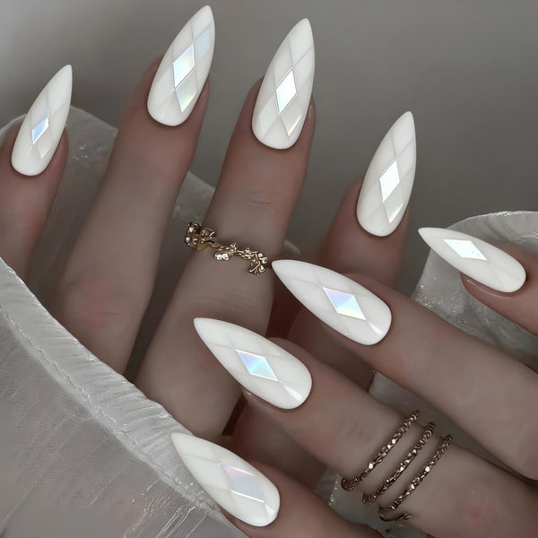 12 Sizes-24 Pcs Press On Nails Y1830