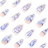 12 Sizes-24 Pcs Press On Nails JP3889