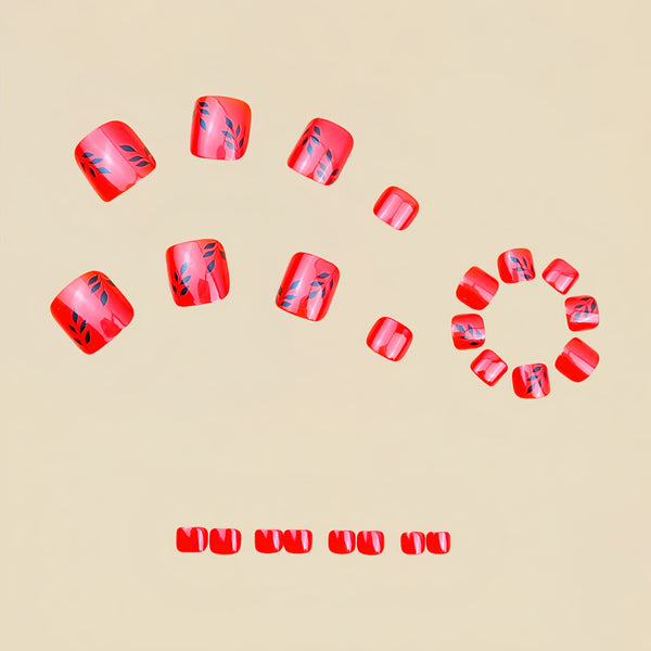 12 Sizes-24 Pcs Press On Nails Y879