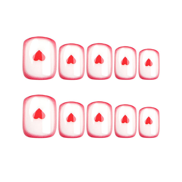 12 Sizes-24 Pcs Press On Nails JP3139