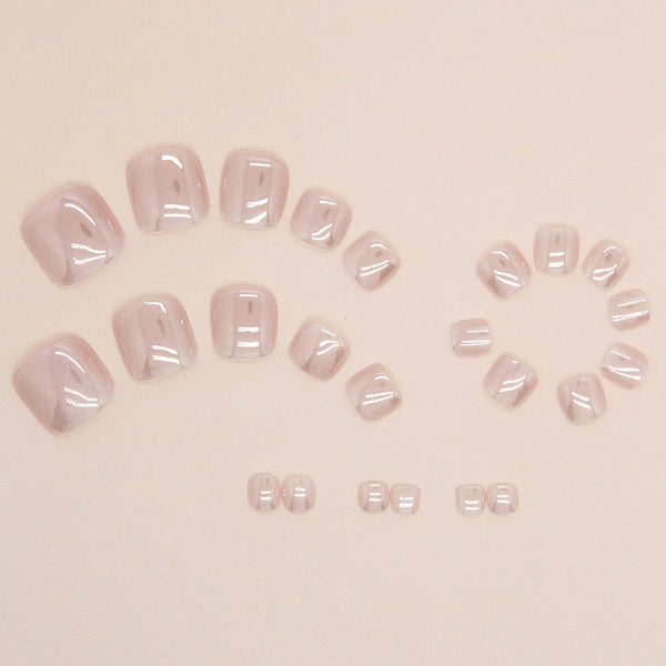 12 Sizes-24 Pcs Press On Nails F129