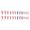 12 Sizes-24 Pcs Press On Nails W1164
