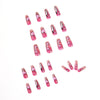 12 Sizes-24 Pcs Press On Nails JP1226