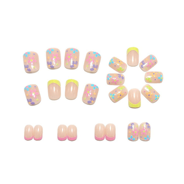 12 Sizes-24 Pcs Press On Nails Y1852
