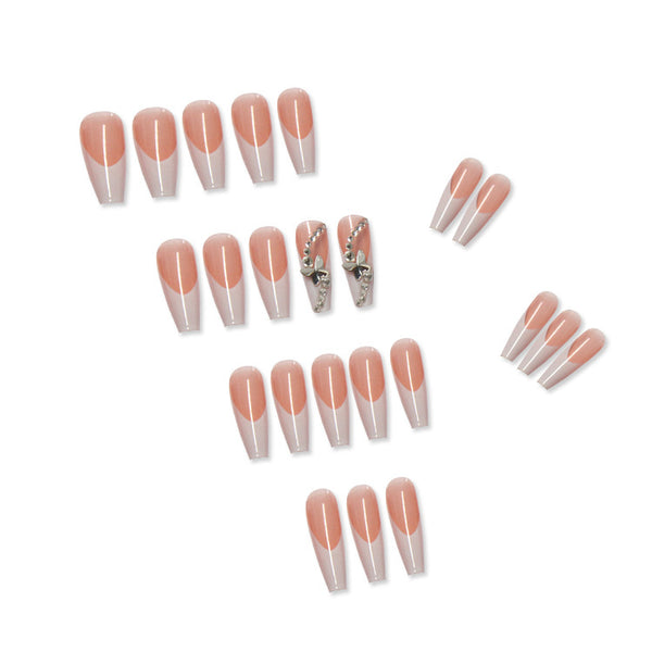 12 Sizes-24 Pcs Press On Nails Z036