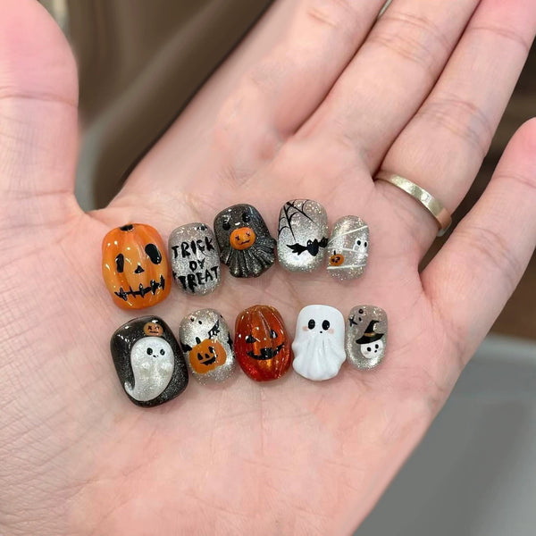 12 Sizes-24 Pcs Press On Nails JB1234