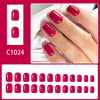 12 Sizes-24 Pcs Press On Nails C1024