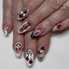 12 Sizes-24 Pcs Press On Nails JP3964