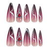 12 Sizes-24 Pcs Press On Nails JP3475