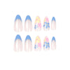 12 Sizes-24 Pcs Press On Nails JP1479