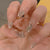 12 Sizes-24 Pcs Press On Nails Z076