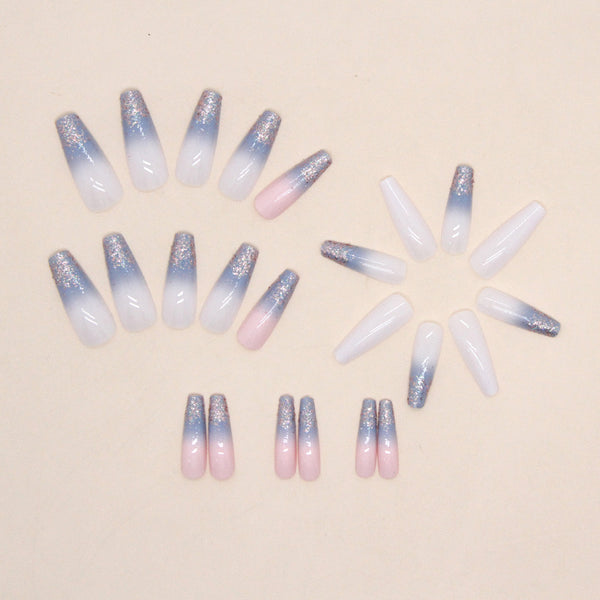 12 Sizes-24 Pcs Press On Nails W699
