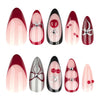 12 Sizes-24 Pcs Press On Nails JP4206
