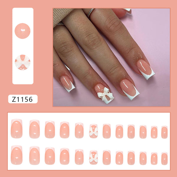 12 Sizes-24 PcsPress On Nails Z1156