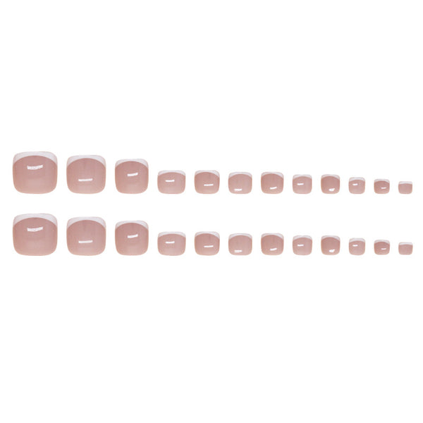 12 Sizes-24 Pcs Press On Nails F154
